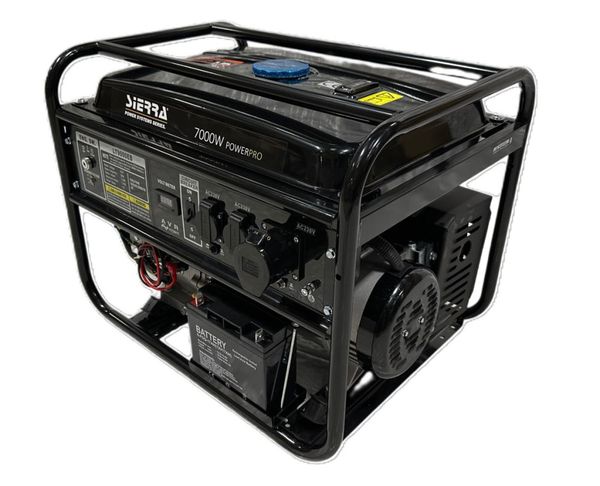 Bensinaggregat 7000W, med utstyrspakke